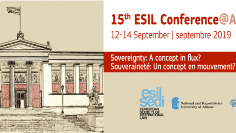 15th ESIL Conference @Athens2019